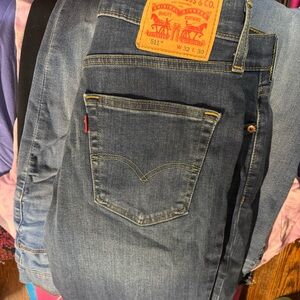 Levi's Blue Straight Jeans Classic Style